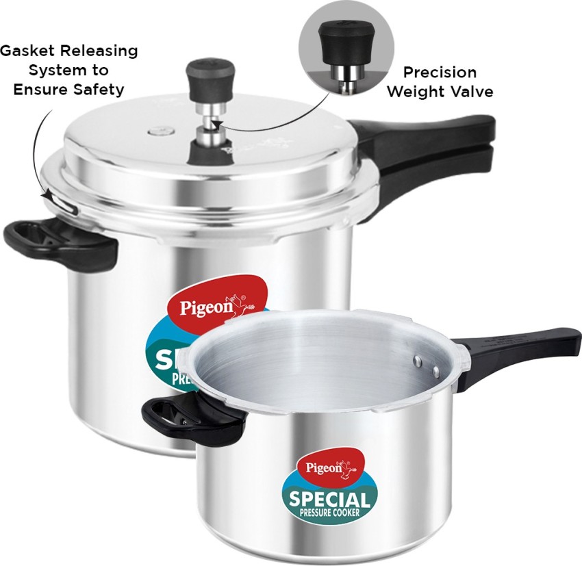 Pigeon Pressure Cooker - Aluminum - Outer Lid, 12 Quart