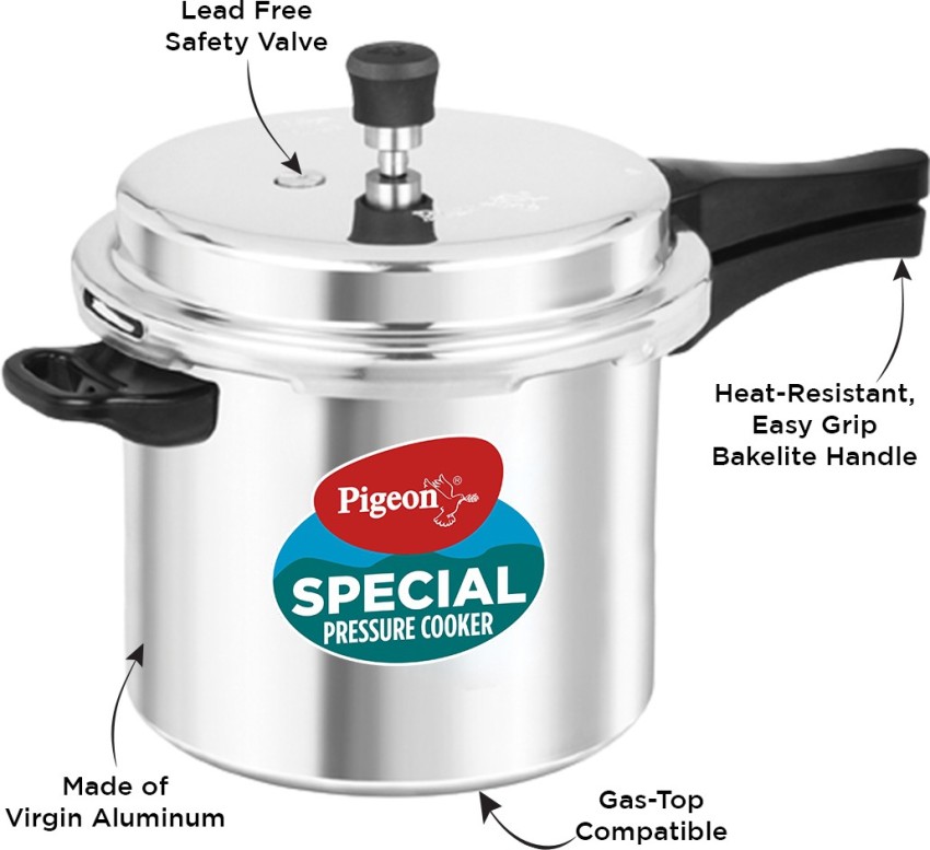 Pigeon Pressure Cooker - Aluminum - Outer Lid, 12 Quart