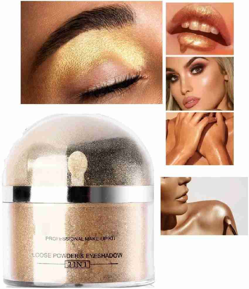 Price in India, Buy GFSU INTENSE GOLD SHIMMER POWDER BEST QUALITY SHIMMER  FINISH HIGHLIGHTER POWDER Highlighter Online In India, Reviews, Ratings &  Features