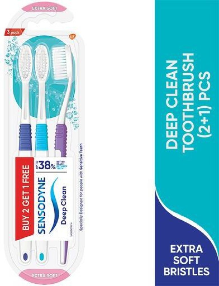 Sensodyne Deep Clean Toothbrush <span class=product-span><p>A soft  toothbrush with microfine filaments bristles that is specially designed to  provide effective interdental cleaning. </p></span>