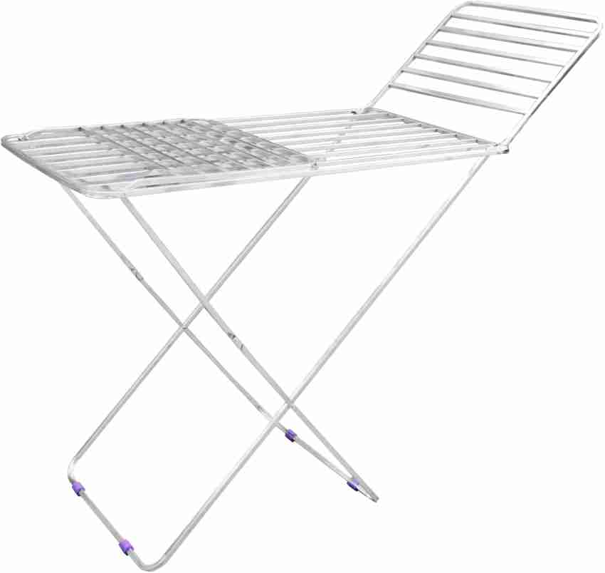 UNIZONE - Stainless Steel Heavy Cloth Drying Stand for Balcony, Cloth  Stand