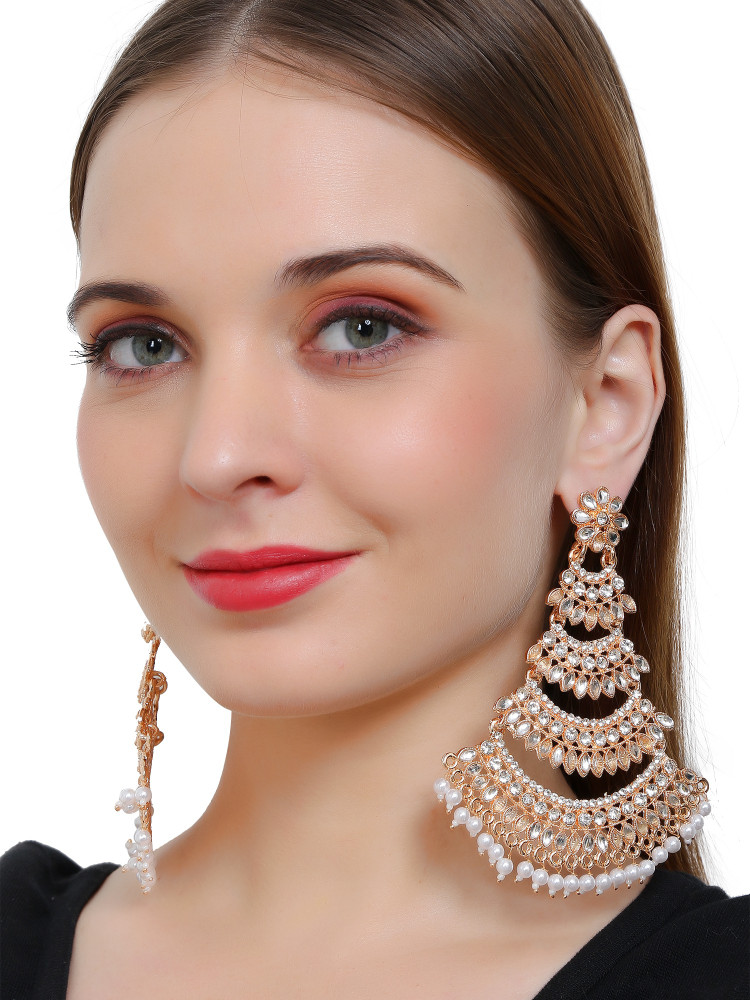 Party Wear Heavy Earrings  Buy Party Wear Heavy Earrings online in India