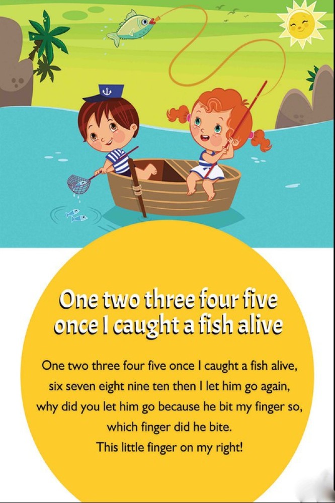 One, Two, Three, Four, Five - Counting Rhyme Poster