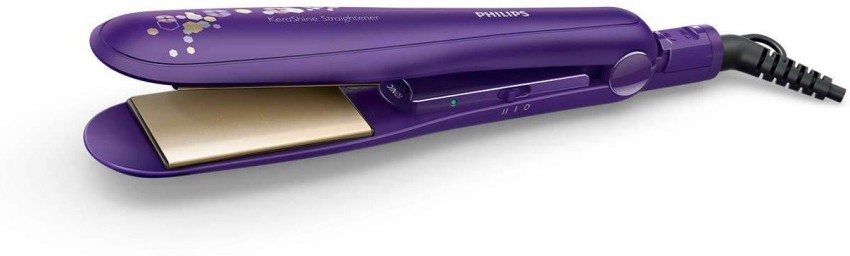 PHILIPS HP8318 00 Kerashine Hair Straightner Purple Free Size Refurbished Hair Straightener