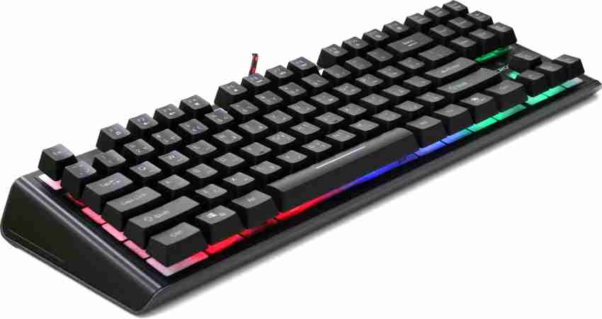 Best Budget Gaming Keyboard by RPM Euro Games - Wired 7 Color LED  Illuminated & Spill Proof Keys 