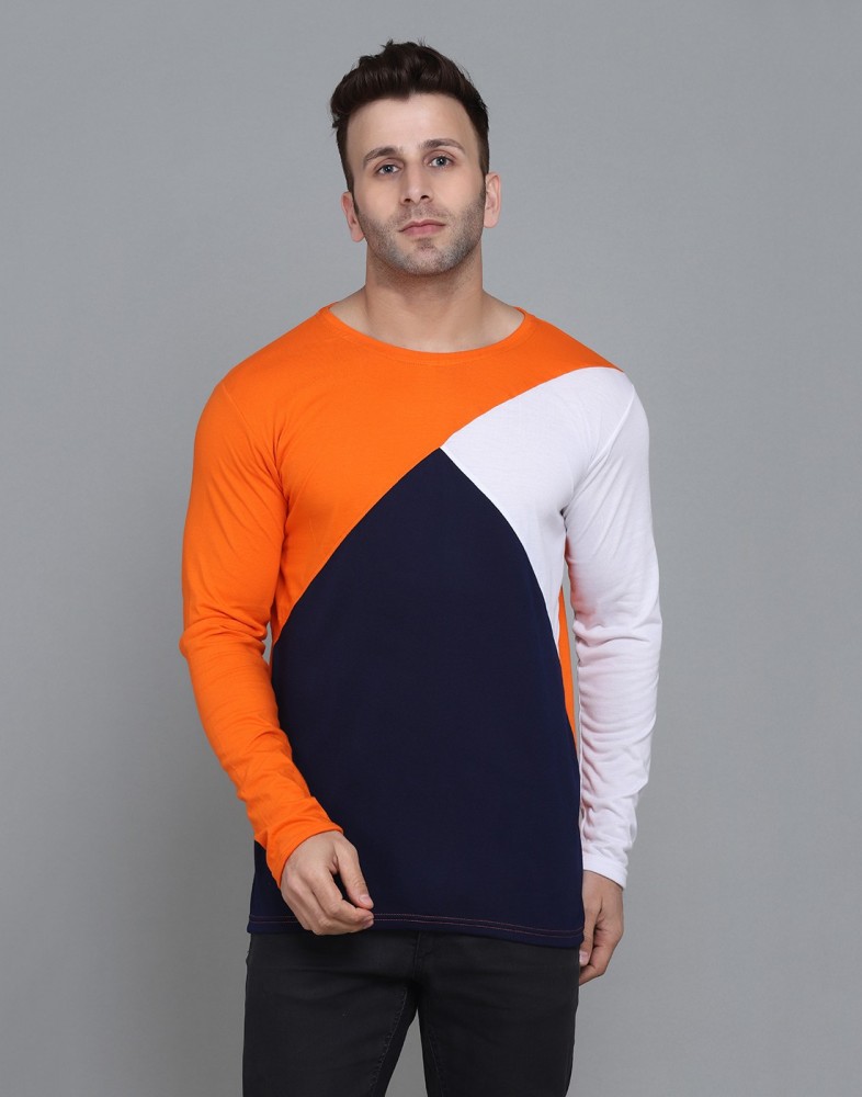 Try This Colorblock Men Round Neck White, Black T-Shirt - Buy Try This  Colorblock Men Round Neck White, Black T-Shirt Online at Best Prices in  India