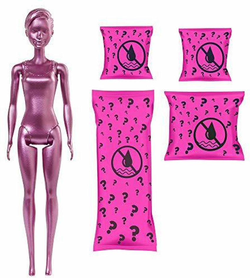 BARBIE Color Reveal Doll with 7 Surprises: 4 Mystery Bags,GTR93 ...