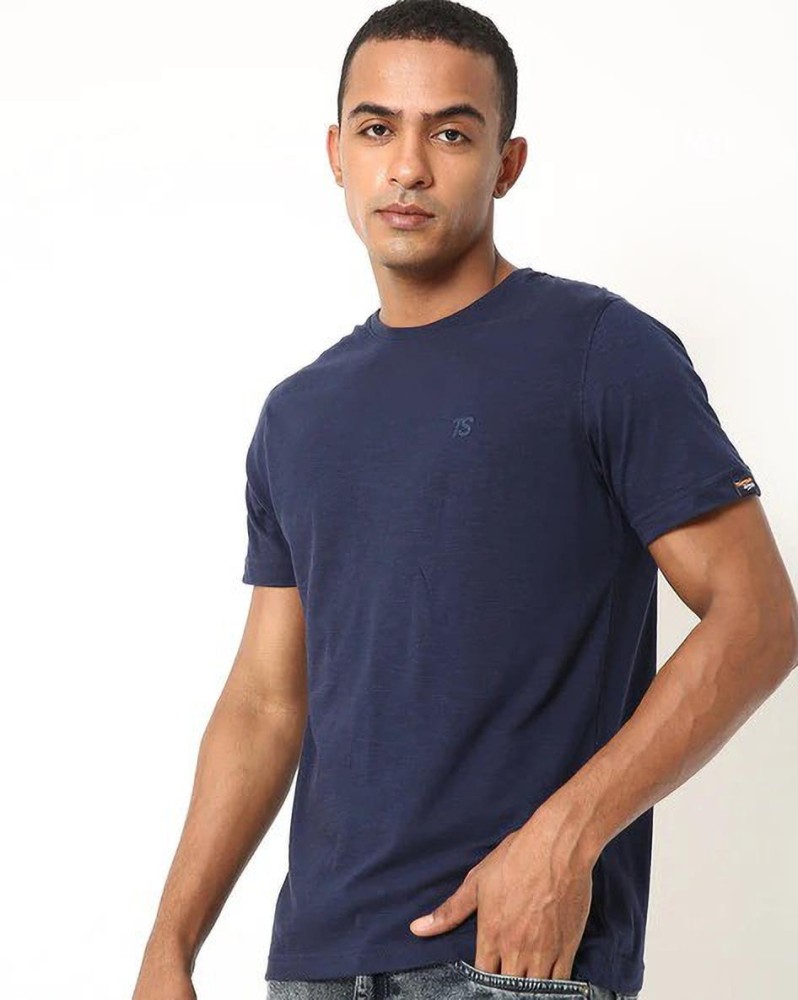 Buy Navy Tshirts for Men by Teamspirit Online