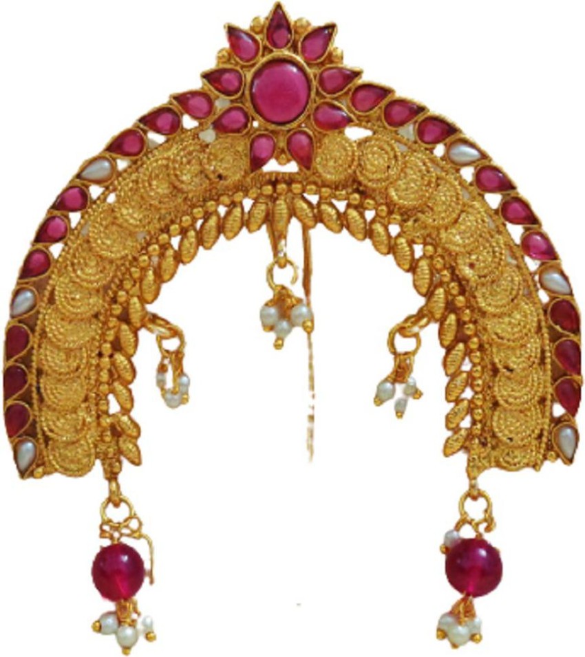 LALSO Traditional Hair Jewellery Amboda Veni Hair Accessories Hair Pin Price  in India - Buy LALSO Traditional Hair Jewellery Amboda Veni Hair  Accessories Hair Pin online at 