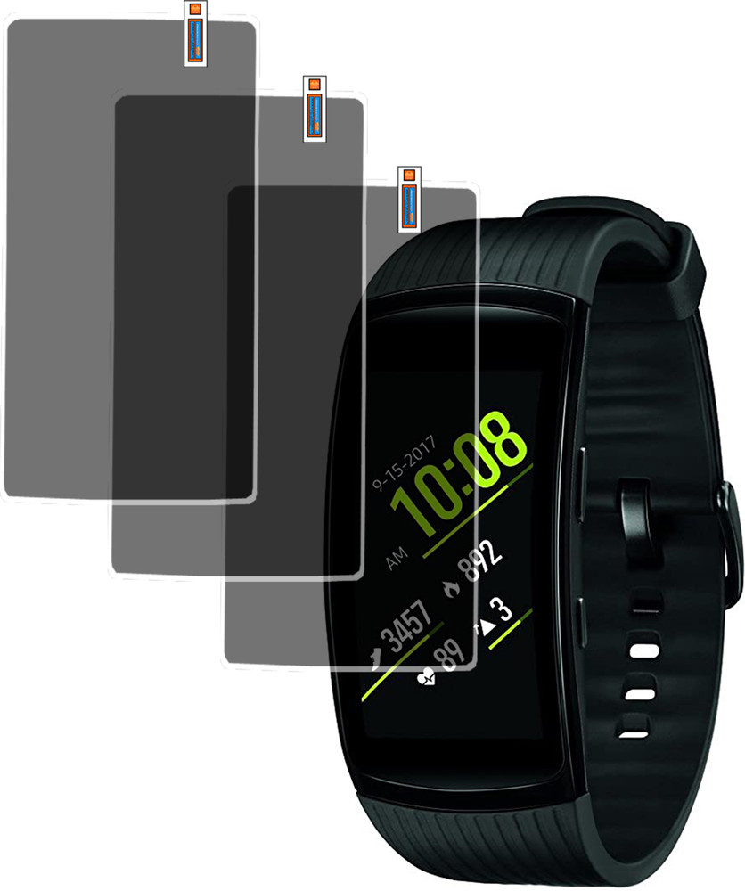 QZXCEON Screen Guard for SAMSUNG Gear Fit 2 Pro SMARTWATCH SCREEN