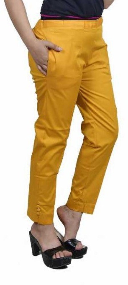 Top 80+ mustard yellow trousers womens latest - in.cdgdbentre