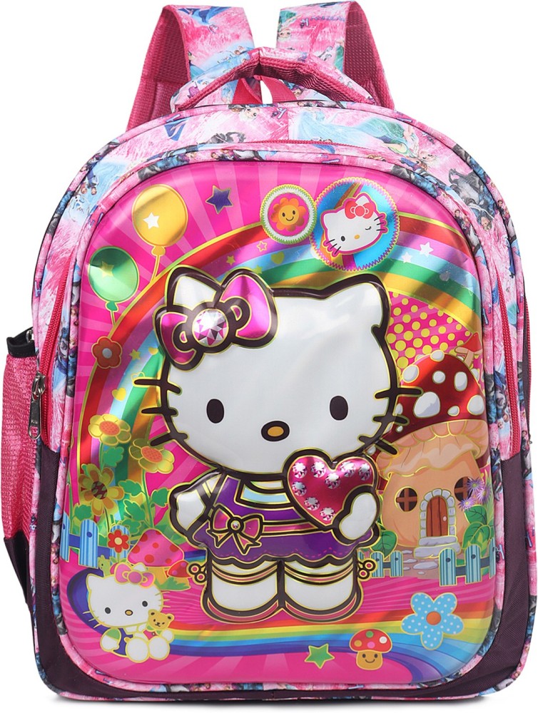 Schoolbag With Pencil Case, Hello Kitty Waterproof School Student