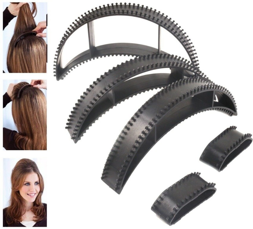 73 OFF on KashQueen Lady Hair Styling Bun High Hair VolumizerBumpits 3  g Hair Accessory SetBlack on Flipkart  PaisaWapascom