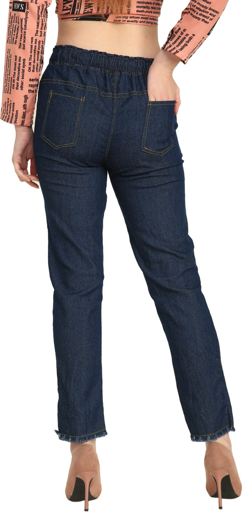 KING DENIM Regular Women Blue Jeans 