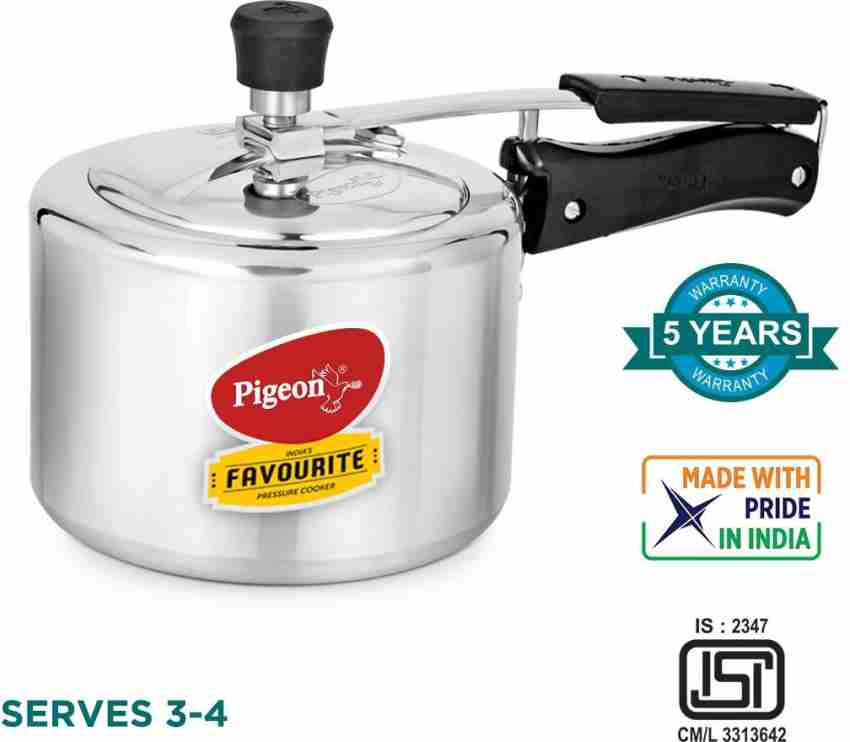 pigeon 3 ltr steel cooker price