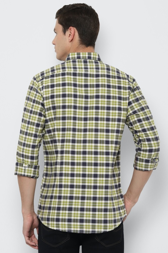 Buy Louis Philippe Green Shirt Online - 747162