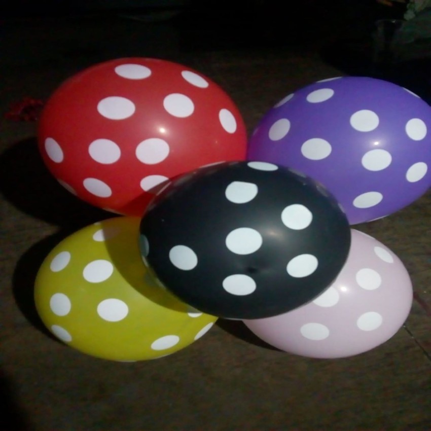 My Custom Balloons  Multi Polka Dots Party Balloon Bouquet Delivery