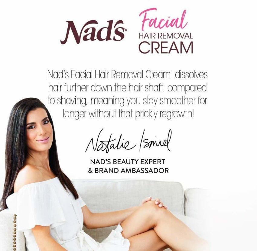 Nad's Sensitive Hair Removal Cream - Depilatory Cream for Body