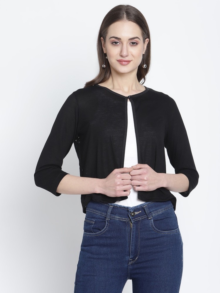 Black shrug hotsell for girl