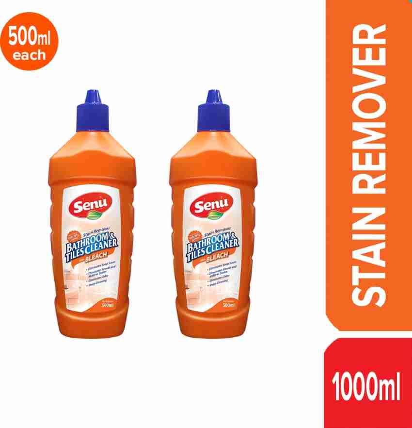 Senu Bathroom & Tiles Cleaner with Bleach 500 ML (Pack of 2) Floral Price  in India - Buy Senu Bathroom & Tiles Cleaner with Bleach 500 ML (Pack of 2)  Floral online at