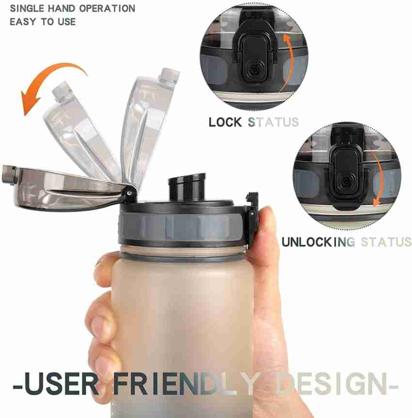 1pc Large Capacity Sports Water Bottle For Men & Women, Gym