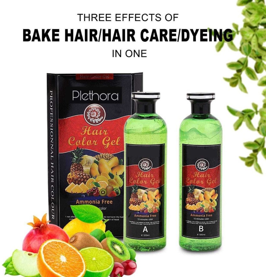 Plethora New Fruit Vinegar Black Gel Color (2 Bottle) , BLACK Hair Gel -  Price in India, Buy Plethora New Fruit Vinegar Black Gel Color (2 Bottle) , BLACK  Hair Gel Online