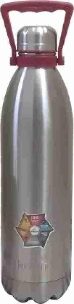 Milton Thermosteel Duo DLX 1500, Double Walled Vacuum Insulated 1500 ml |  51 oz | 1.5 Ltr | 24 Hours Hot and Cold Bottle with Cover, 18/8 Stainless