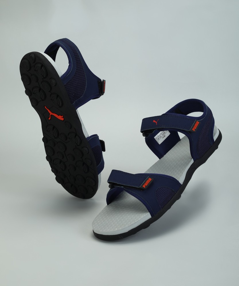 puma men blue sports sandals