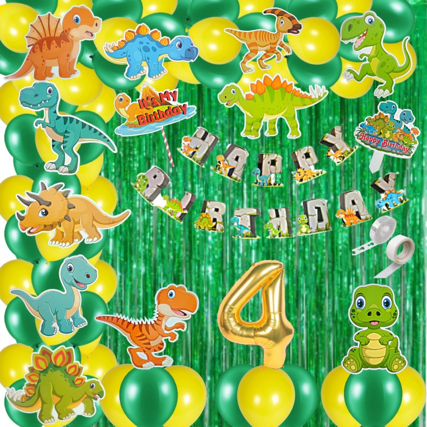 Party Propz Jungle Theme Party Decoration - 72 Pcs For Boys Girls