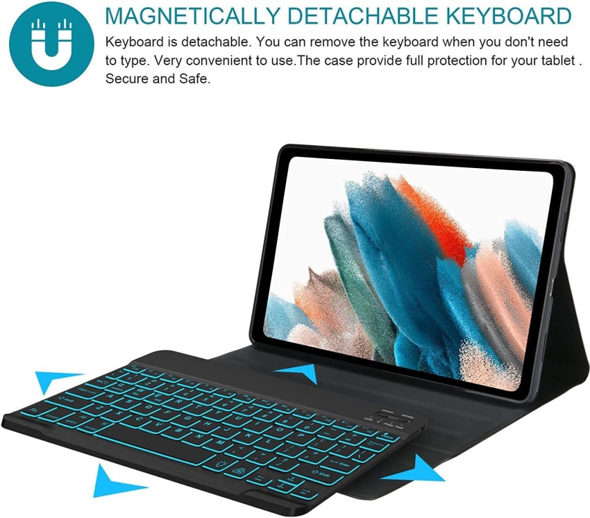 Magnetic Detachable Wireless Keyboard