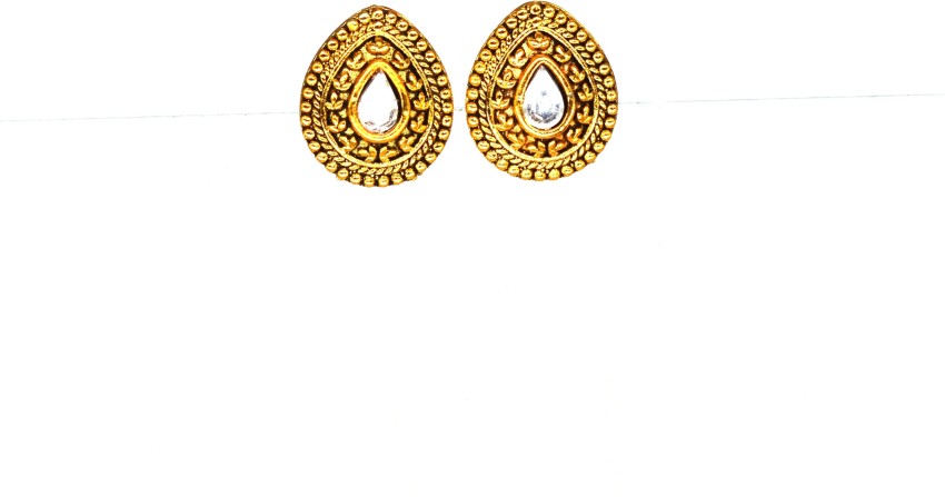 Two Tone Oval Diamond Stud Earrings A Symbol Of Style CaratLane