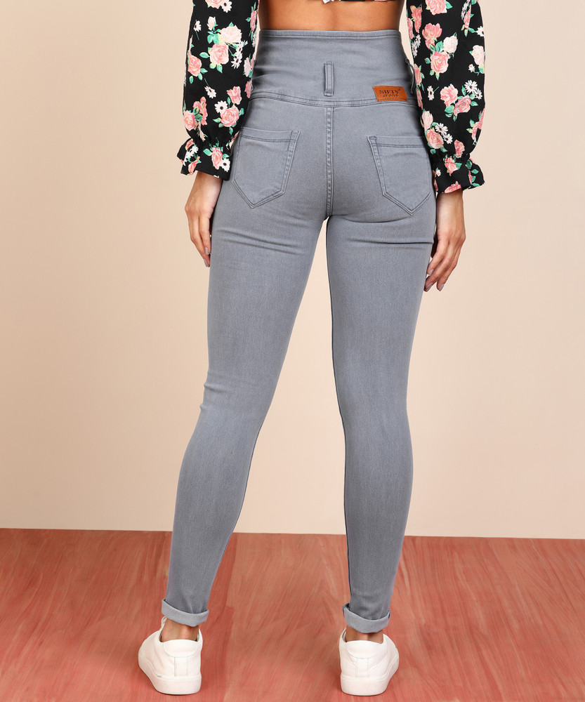 Nifty Slim Women Grey Jeans - Buy Nifty 