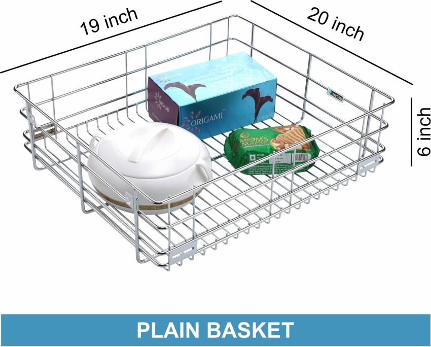 SMART SLIDE Cutlery Kitchen Rack Plastic 15 x 19 Inch Cutlery tray for  Kitchen Drawer / Cutlery – Cosmetic - Stationary Storage Organizer / Cutlery  Organizer for Modular Kitchen Basket / Multipurpose