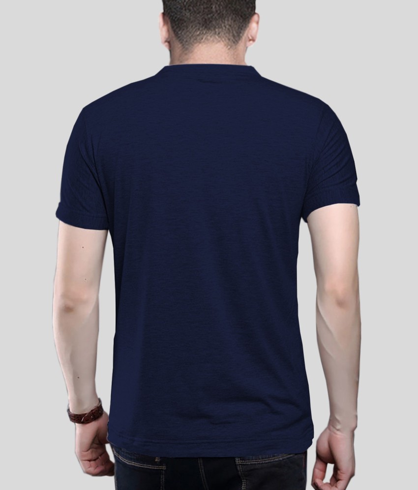 Dark blue round neck hotsell t shirt