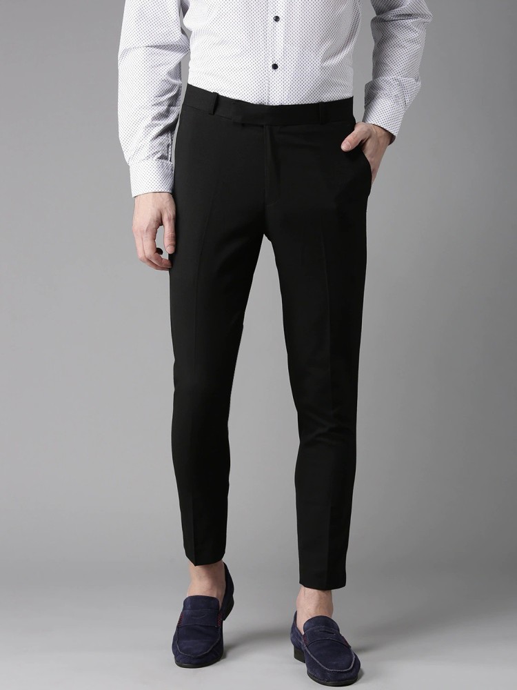 Threadbare Black Cuffed Cargo Trousers | New Look