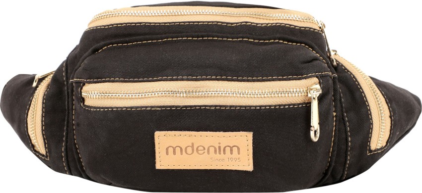 mdenim Waist Bag for Men and Women Denim Waist Pouch