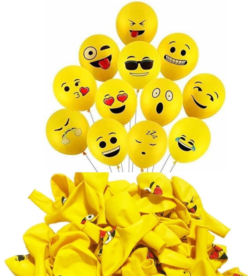 Flipkart.com | Stylin Printed Whatsapp Emoji Vale Balloons (Multi ...