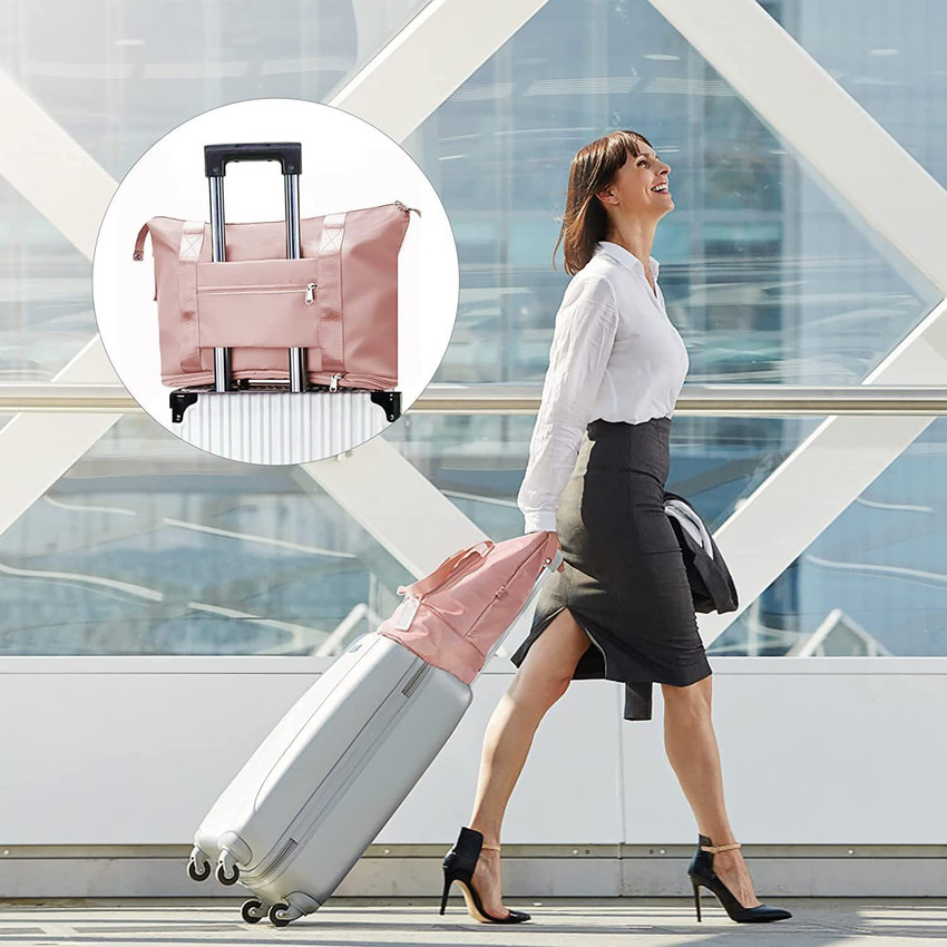 Share 160+ travel blue folding bag kidsdream.edu.vn