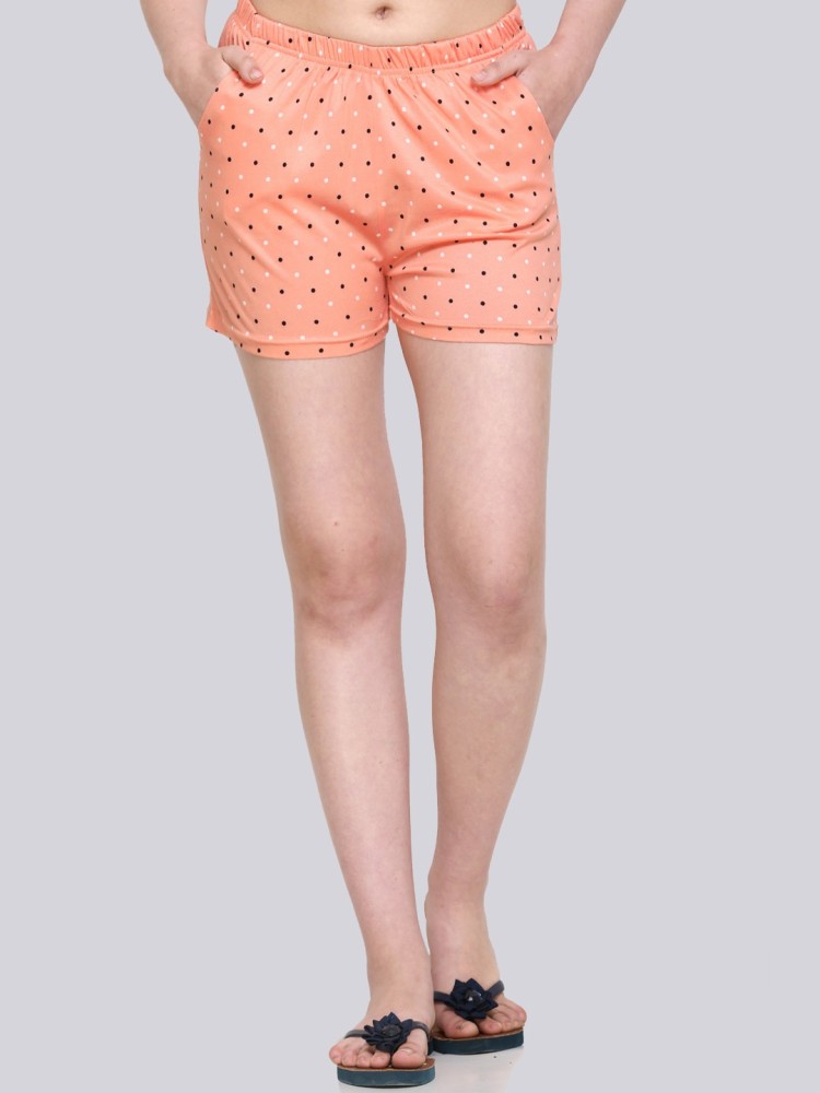 Buy OH SO CASUAL PINK SHORTS for Women Online in India