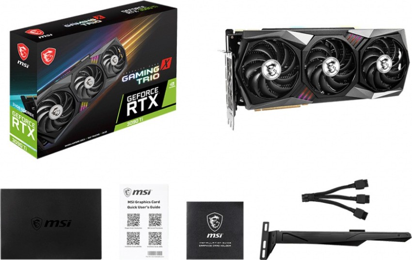 MSI NVIDIA RTX 3090 Ti GAMING X TRIO 24G 24 GB GDDR6X