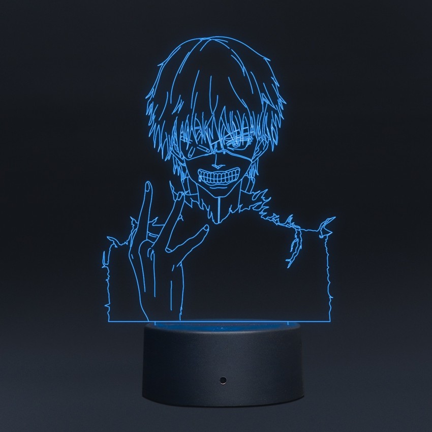 ComicSense Monkey D Luffy Kid Chibi One Piece Anime 3D Illusion LED lamp  16 Colour Modes with Remote and USB Cable Table Lamp Price in India  Buy  ComicSense Monkey D Luffy