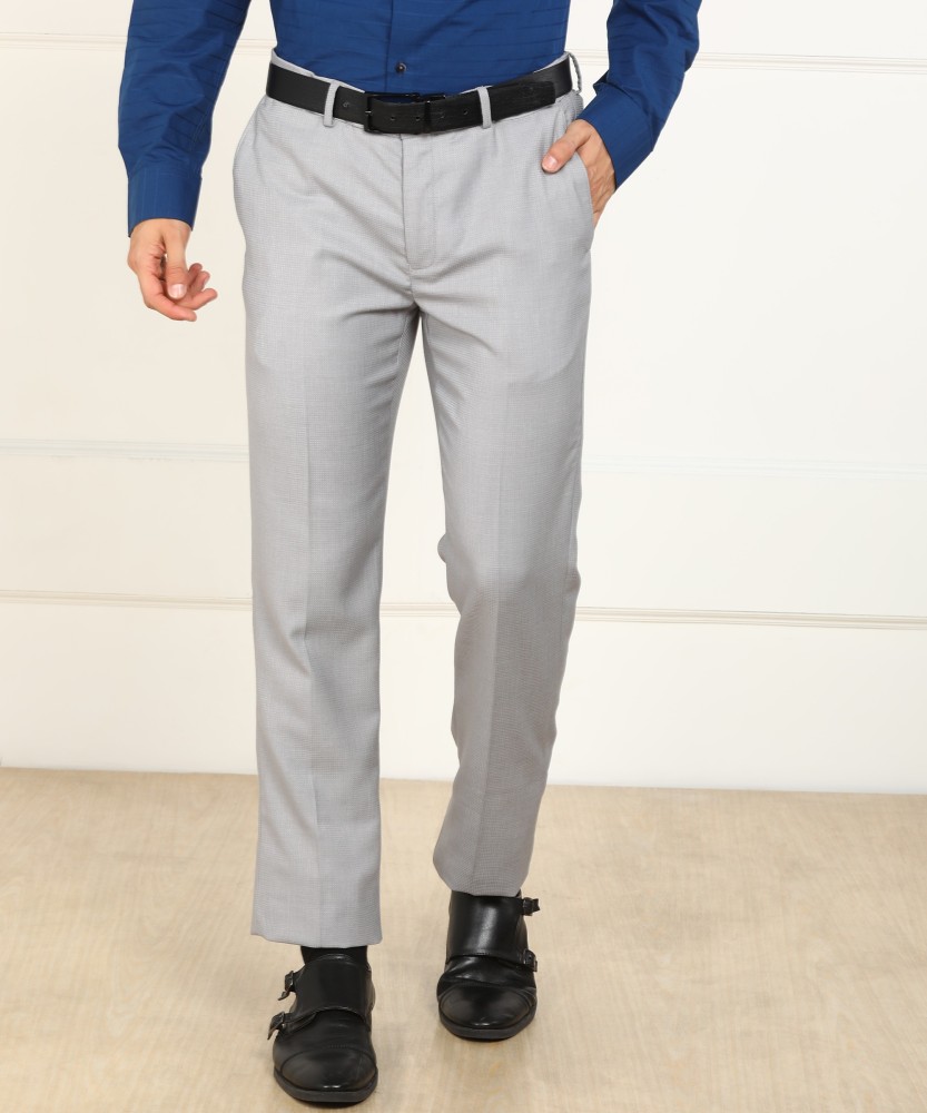 ARROW Slim Fit Men Grey Trousers  Buy ARROW Slim Fit Men Grey Trousers  Online at Best Prices in India  Flipkartcom