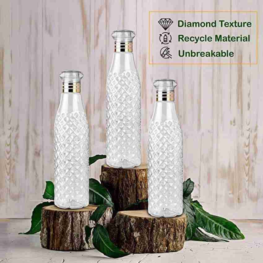 Machak Frosted Colorful Glass Water Bottles For Kitchen Fridge