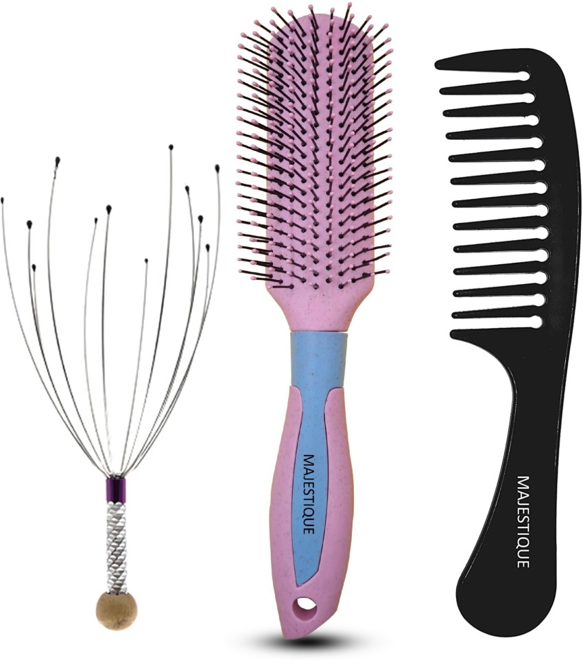 31 OFF on INAAYA Professional Hair Brush Set Hair Comb Combo With Mirrors  With Stands Blue5 Items in the set on Flipkart  PaisaWapascom