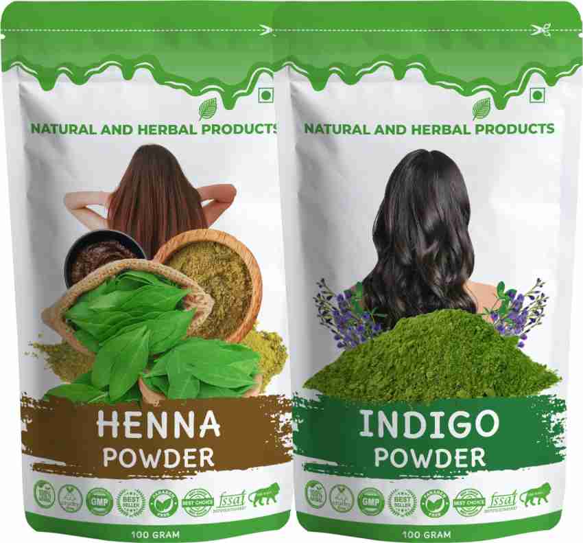 Henna and Indigo Powder Duo Pack
