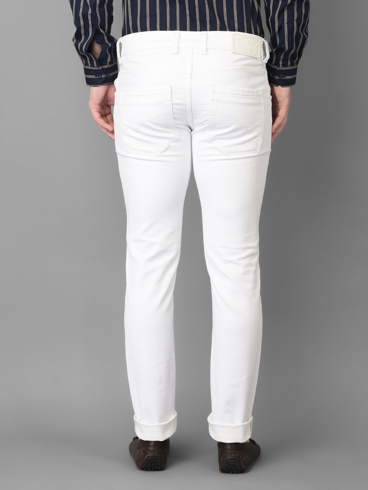 Canary London Skinny Men White Jeans 