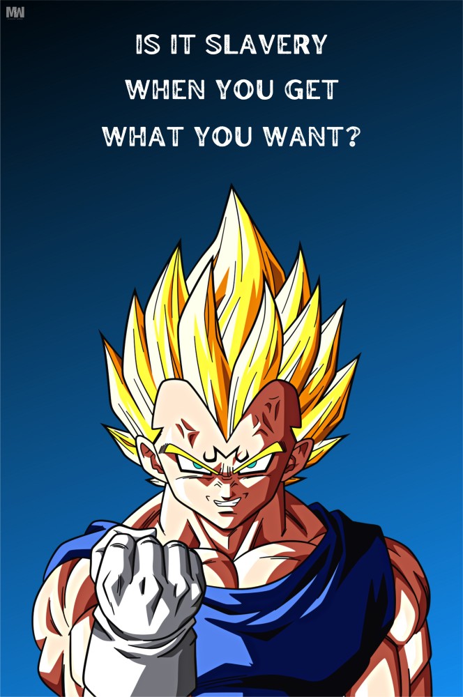 Dragon Ball Goku Blue Full Body 12inx18in Poster Free Shipping