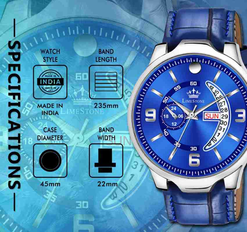 Blue watch flipkart hot sale