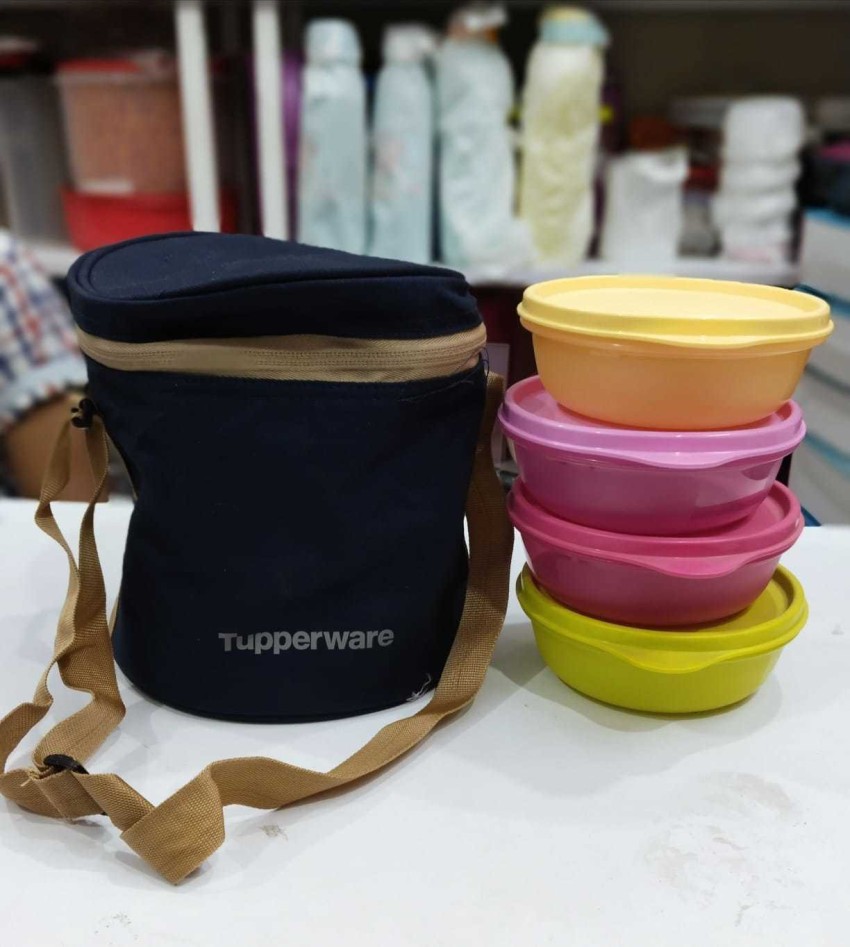 Buy Tupperware Lunch Bag Set Posh Plaid Online India  Ubuy
