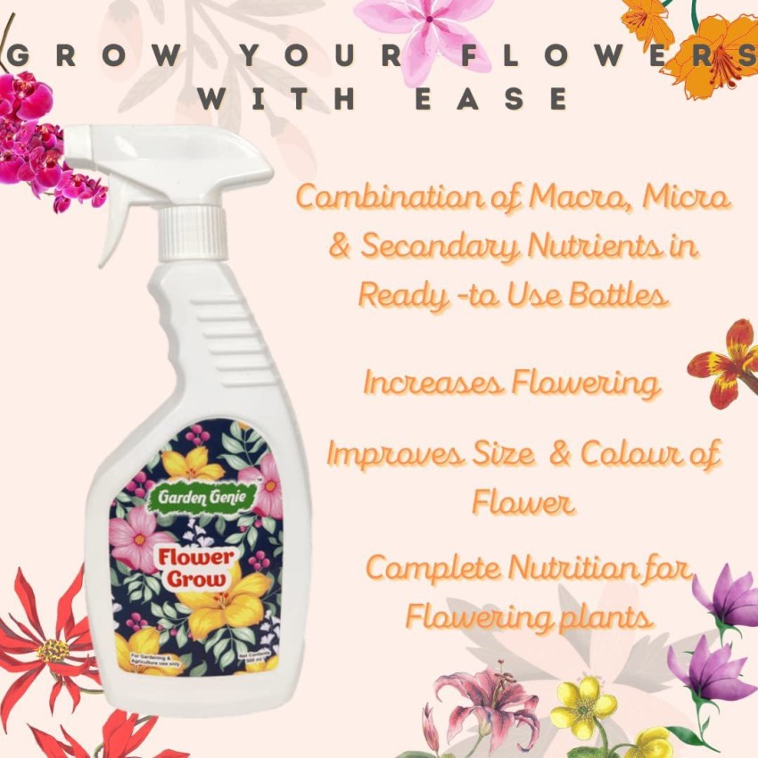 Buy Garden Genie Flower Grow I Flowering Fertilizer For Plants I